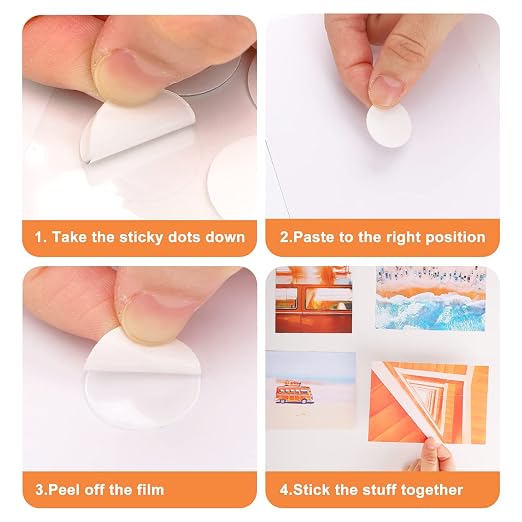 Poster Putty, Double Sided Removable Clear Mounting Round Reusable Adhesive - Image 3