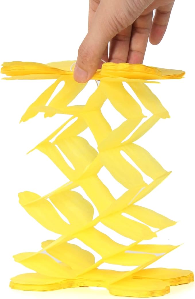 White-Yellow Party-Decorations Streamers Garland - 157Ft Four-Leaf Clover - Image 4