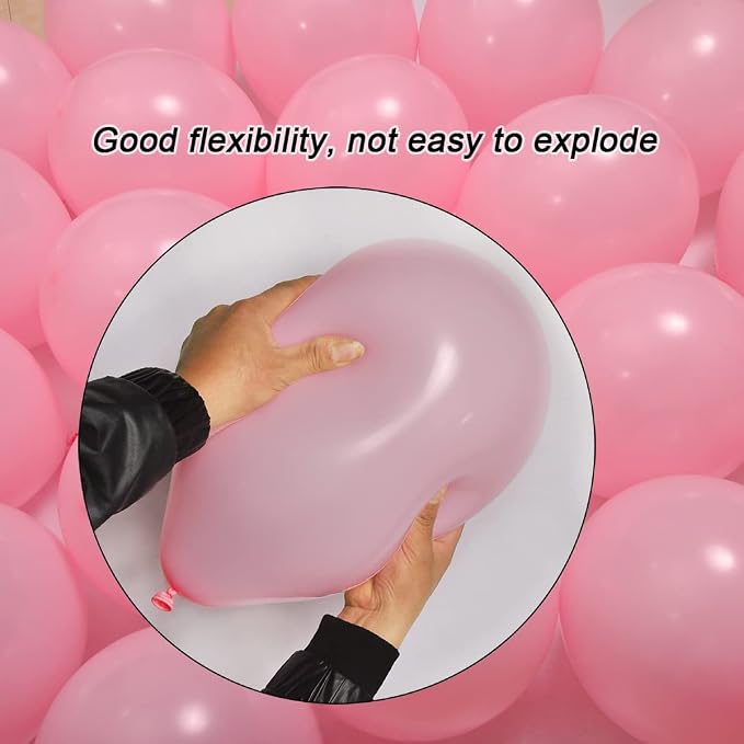 300 Pack Light Pink Balloons 12 inch Pink Latex Party Balloon Bulk - Image 4