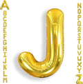 AULE 40 Inch Gold J Balloon Letter Foil A-Z Birthday Big Alphabet | Birthday by AULE