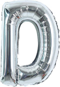 TONIFUL 40 Inch Large Silver Letter D Foil Balloons Alphabet Balloons | Giant by TONIFUL