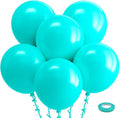 Bezente Teal Balloons 18 Inch 30 Pack Latex Large Thick | Teal Balloons Big by Bezente
