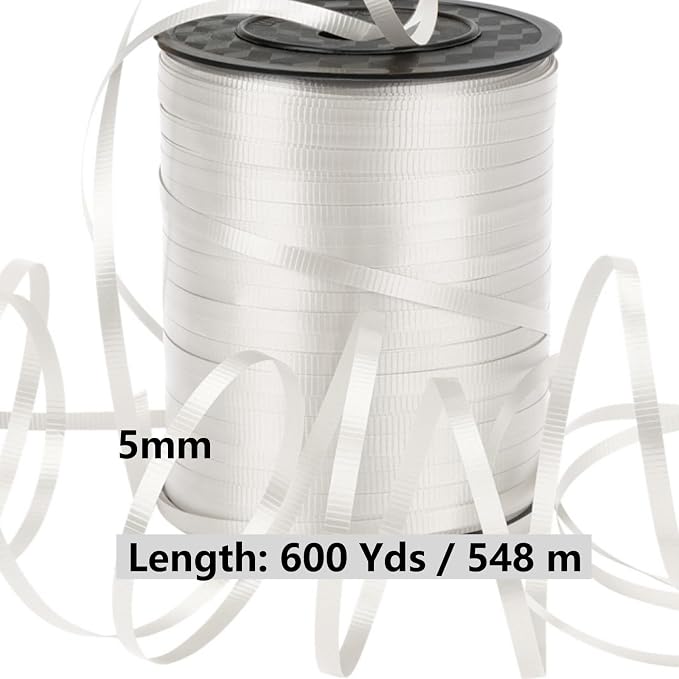 600 Yards Curling Ribbon, Balloon String Roll Ribbon and Bows - Image 5