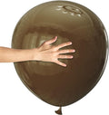 18 Inch Brown Latex Balloons 32 Pack by Kawkalsh