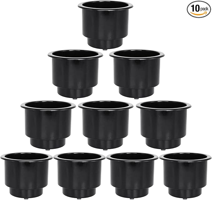 Yuanhe Black Plastic Cup Drink Holder Insert by Yuanhe