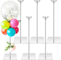 5 Pcs Clear Acrylic Balloon Stand, 15.7 Inch Tabletop Balloon Holder by Unknown