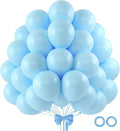 110pcs Pastel Blue Balloons 12 Inch Latex Balloon by BAIBAOXIANG