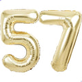 Champagne Gold Number 57 75 Balloon by Unknown