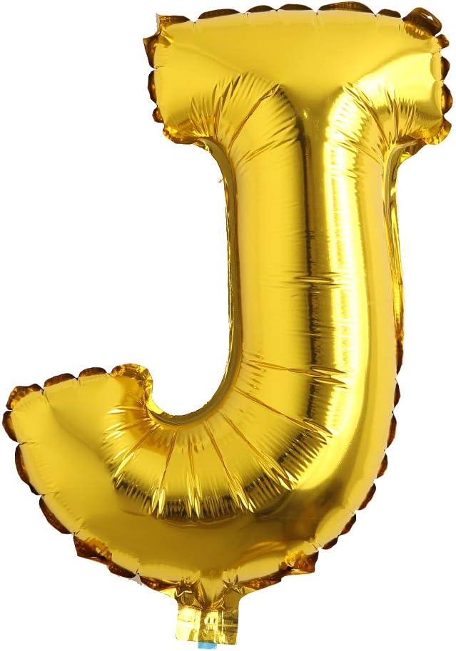 16" Alphabet Letter and Number Balloons Set Package, Aluminum Hanging Foil Film by RUIANSI