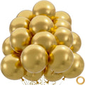 50pcs Metallic Gold Balloons, Helium Quality 12inch Chrome Gold Balloon | by ZizasAry
