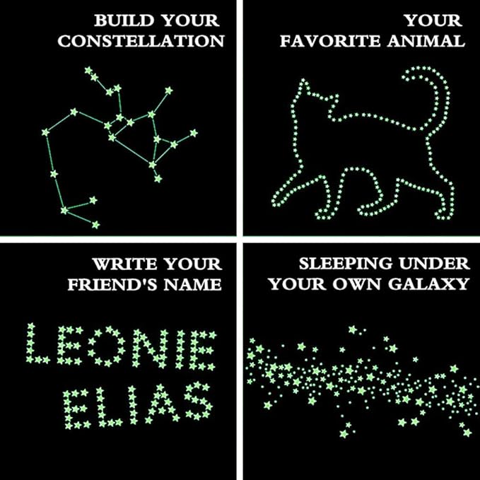 Glow in The Dark Stars Wall Stickers, Ceiling Star, Glowing Stars - Image 2