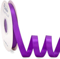 Ribbli Purple Satin Ribbon Double Faced Satin 1/2 inch x Continuous 50 by Ribbli