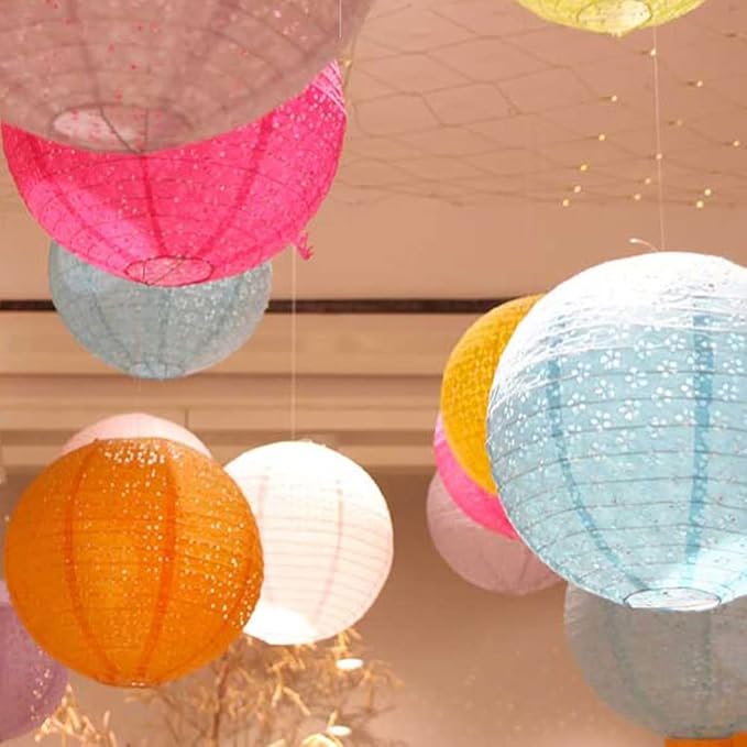 12Pcs Paper Lanterns Chinese Lunar New Year Decorations 2026 Chinese Japanese - Image 7