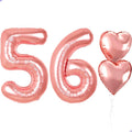 40 inch Rose Gold Birthday Balloons by Unknown