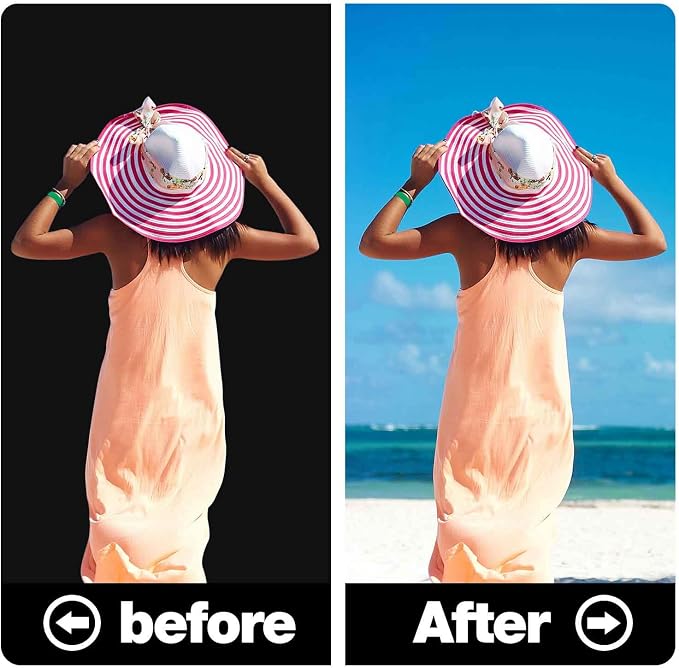 Black Photography Backdrop for Photoshoot, Fabric 10x10ft | Polyester Studio - Image 5