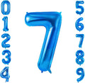 Number 7 Balloons for 7th Birthday Party Decorations, 0-100 Large No.7 Balloons by Joycard