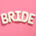 KatchOn white Bride Balloons Beige 40 Inch, Bachelorette Party Decorations | by KatchOn