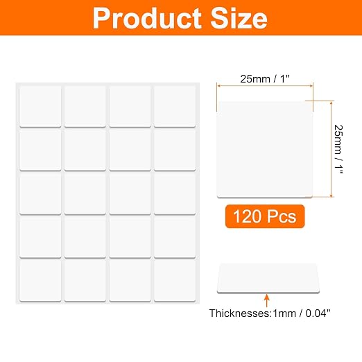 HARFINGTON 120pcs Double Sided Sticky Tape Dots, Adhesive Two Sided Nano Dots - Image 2