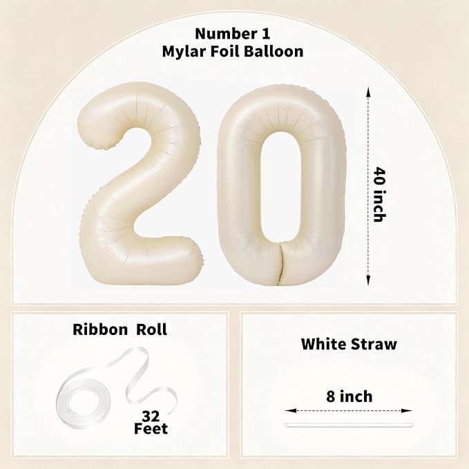 Number Balloons for Birthday Decorations - Image 2