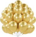 PartyWoo Metallic Gold Balloons 100pcs Chrome Gold Color 10 Inch | Balloons by PartyWoo