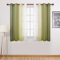 DWCN Ombre Short Sheer Curtains by DWCN