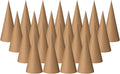 Crafjie 22PCS Paper Mache Cones Open Bottom 10 x 4 in, Paper Cone by Crafjie