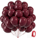 Burgundy Balloons 12 inch, Maroon Balloons 50pcs Party Balloons by Awenztech
