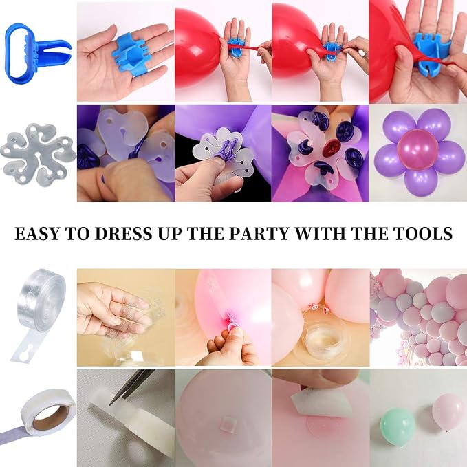 Growsun Balloons Pump Kit Electric Balloon Garland Arch Kit Air Blower Inflator - Image 6