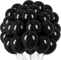 Voircoloria 66pcs Black Latex Party Balloons, 12inch | by Voircoloria