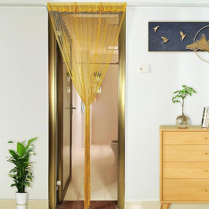 Home Decor Sequin Curtain for Doorway, Door String Curtains, 39x79 inch Hanging - Image 3