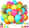 Tropical Balloons, 12 Inch Hawaiian Balloons by FunHot