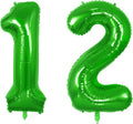 Number 12 Balloons for 12th Birthday Party Decorations, 0-100 Large No.12 by Joycard