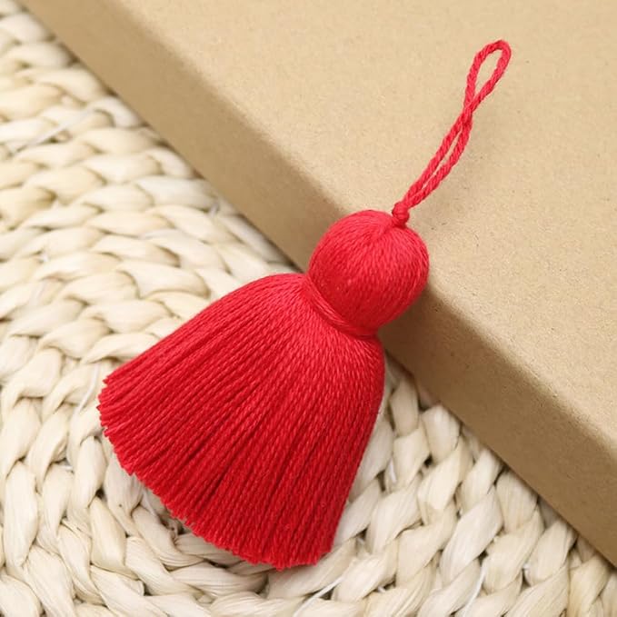 Big Size 4 PCS Tassels for Crafts, Handmade Hanging for Pillow Decor, Blanket - Image 2