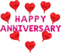 Happy Anniversary Balloon Banner Love Party Balloon Decoration by Unknown