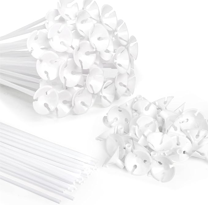 PP OPOUNT 35 Pieces Balloon Sticks, 12.6 inches Plastic Balloons Sticks | by PPOPOUNT