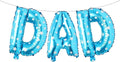 16 INCH DAD Multicolor optional Foil Letter Balloon 16" Happy Father's Day Best by RUIANSI