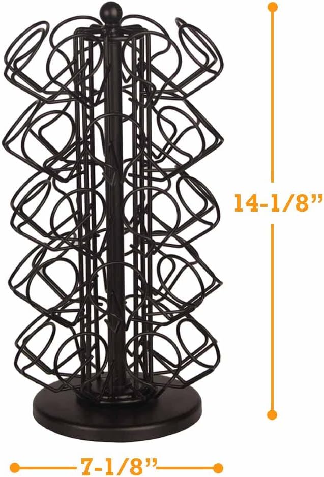 K Cup Holder, Coffee Pod Holder Storage Organizer Stand, 40 Pods Carousel | K - Image 4