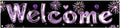 BlissYard Black Glitter Purple Banner Fireworks Love Decor 78 x 17 Inch | by BlissYard