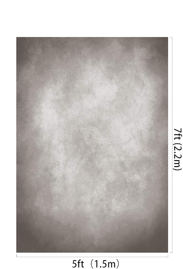 Kate 5x7ft Vintage Backdrops Abstract Grey Portrait Photo Backdrop - Image 2