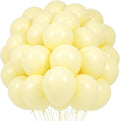 Voircoloria 66pcs Pastel Yellow Light Yellow Latex Party Balloons, 12inch | by Voircoloria