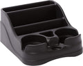 Small Center Console for Cars, Vehicle Organizer, Cup Holders, Recycled Plastic by Moblorg