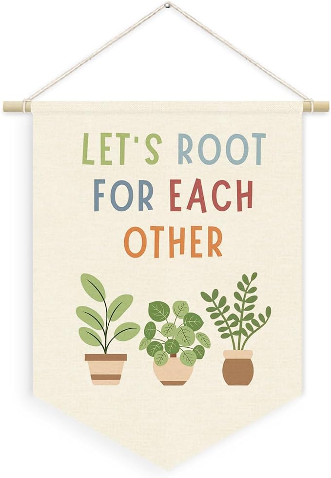 Boho Plant Greenery Classroom Decor, Let's Root by Unknown