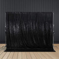 Juya Delight Black Sequin Backdrop, 20FTx10FT NO See-Through Photobooth by JuyaDelight