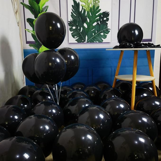 300 Pack Black Balloons 12 inch Black Latex Party Balloon Bulk - Image 6