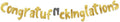Pre-Strung Congratulations Party Gold Glitter Banner by SterlingJamesCo