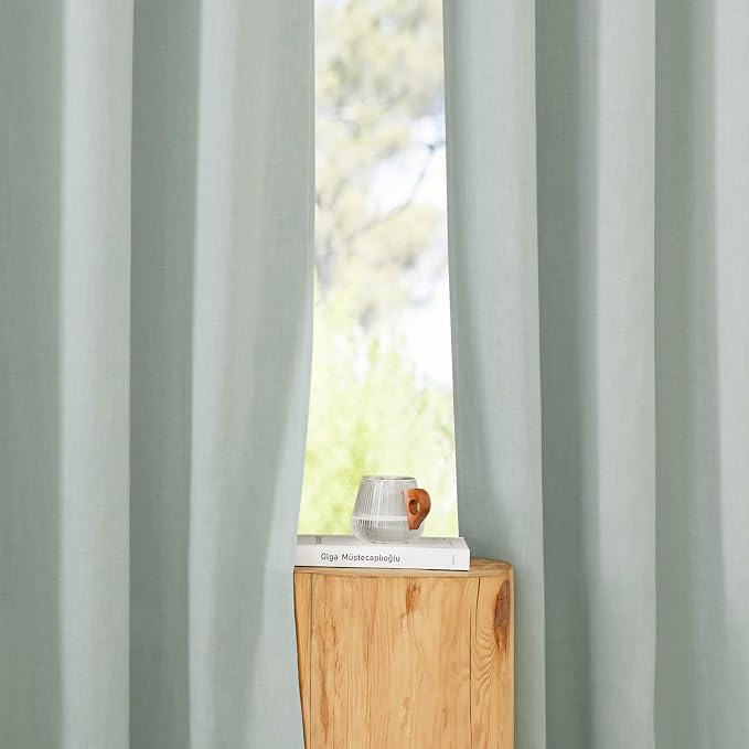 NICETOWN Linen Curtains 96 inches Long - Image 5