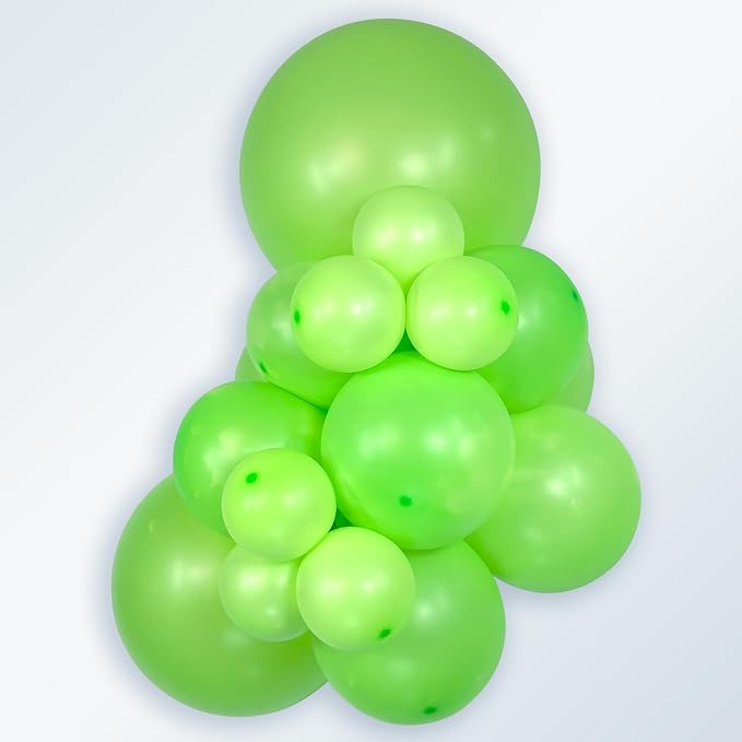 Sempertex Round Neon Green Balloons, 5 Inch, Graduation, Baby Shower, - Image 2