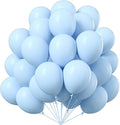 PartyWoo Baby Blue Balloons 101pcs Light Pastel Sky Aqua Blue Color | Balloons by PartyWoo