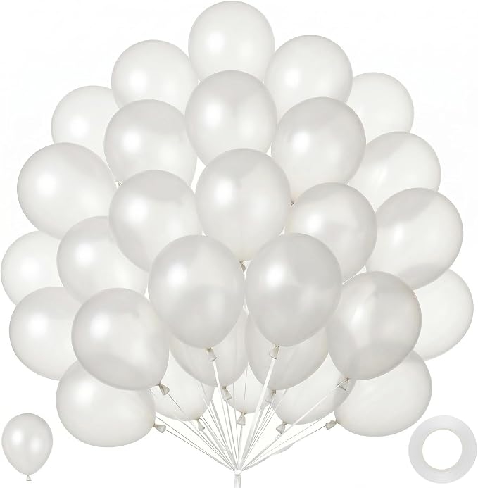40pcs Clear Balloons 12 Inch, Transparent Latex Balloons | Balloons by ZizasAry