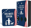 Zero Waste USA - DISPENSE-ART™ Roll Bag Dispenser & Sign - Stars & Stripes | by ZEROWASTEUSA